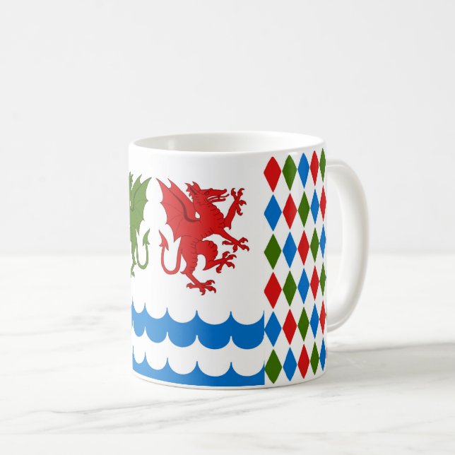 Taza De Café Bando de la Bahía de Dragones (Anverso derecho)