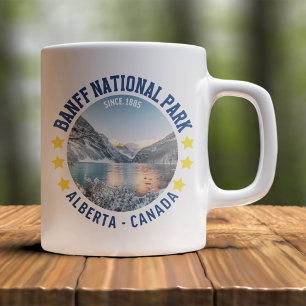 Taza De Café Banff National Park Alberta Canada Landscape