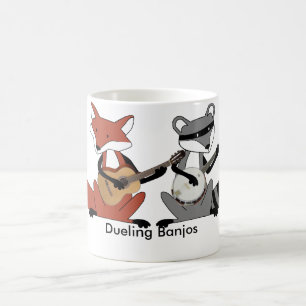 Taza De Café Banjos en duelo