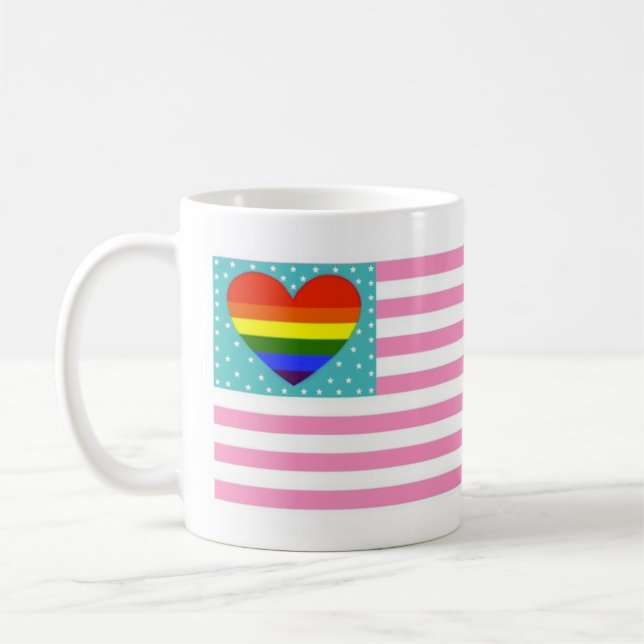 Taza De Café Banner LGBTQI (Izquierda)