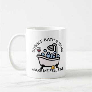 Taza De Café Baño de burbujas y vino