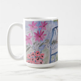Taza De Café Baño de jardín de verano