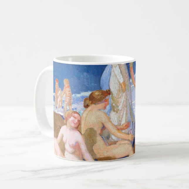 Taza De Café Baño marino, Maurice Denis (Anverso izquierdo)