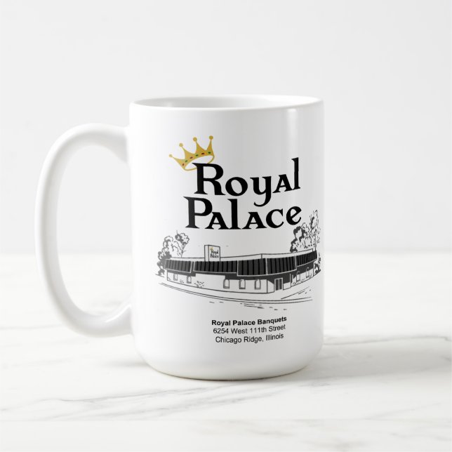 Taza De Café Banquetes del Palacio Real, Chicago Ridge, IL (Izquierda)