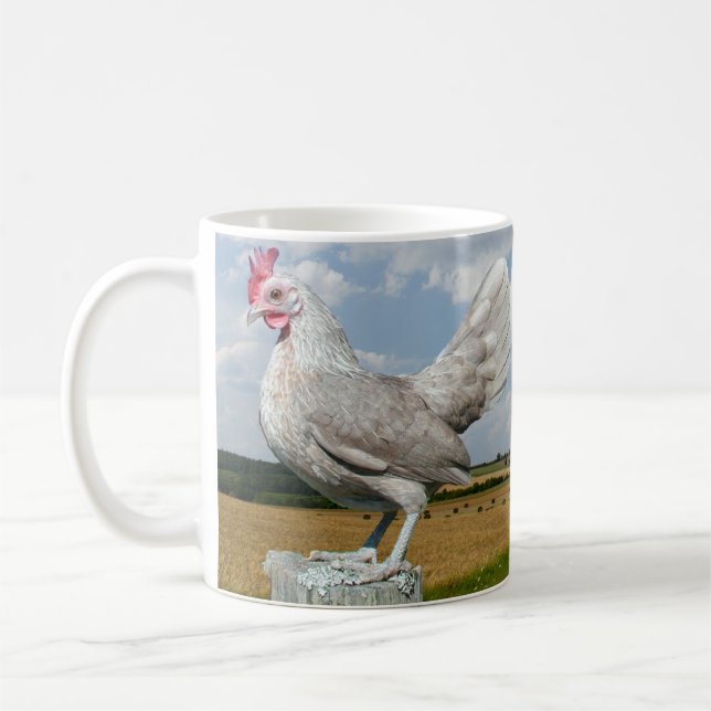 Taza De Café Bantam Hen Mug (Izquierda)