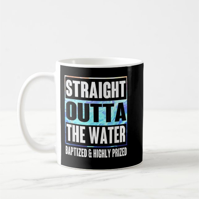 Taza De Café Baptismo Adultos Camisas Niños Divertidos Fuera De (Izquierda)