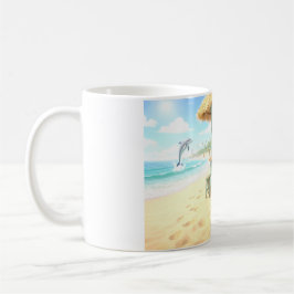Taza De Café Bar de playa del pingüino