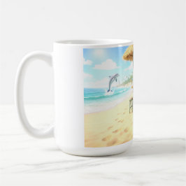 Taza De Café Bar de playa del pingüino