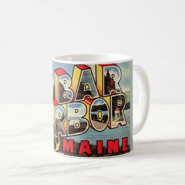 Taza De Café Bar Harbor Antiguo (Anverso derecho)