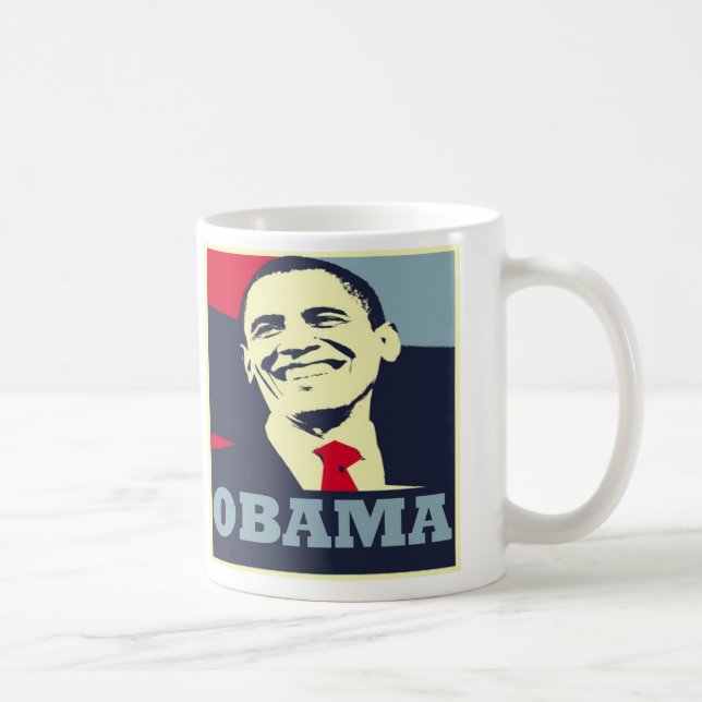 Taza De Café Barack Obama '08 (Derecha)