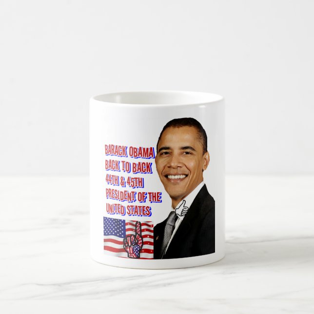 Taza De Café Barack Obama, De Vuelta Al Principio (Centro)