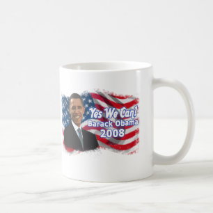 Taza De Café Barack Obama para presidente Mug