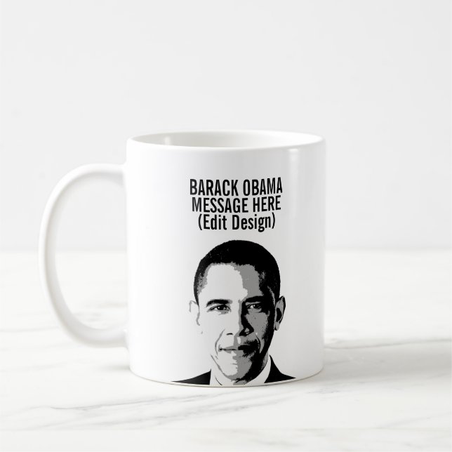 Taza De Café Barack Obama personalizado (Izquierda)