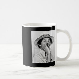 Taza De Café Barack Obama retro vintage a la juventud fumando O