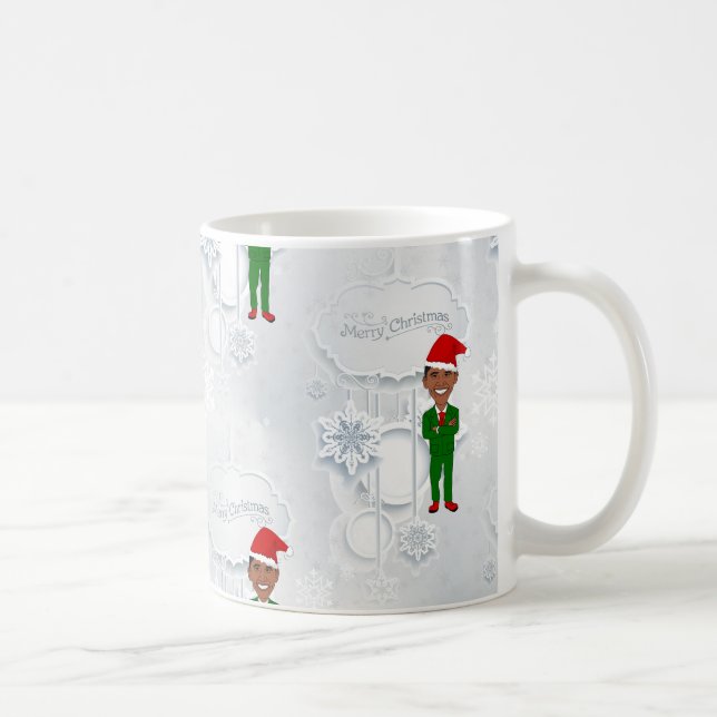 Taza De Café barack obama santa (Derecha)