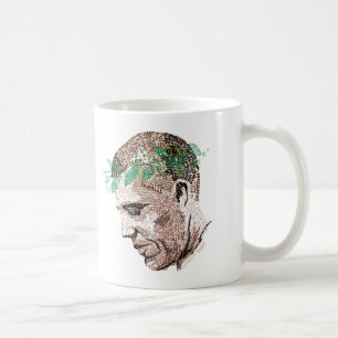 Taza De Café Barack Obama tipográfico