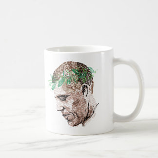 Taza De Café Barack Obama tipográfico