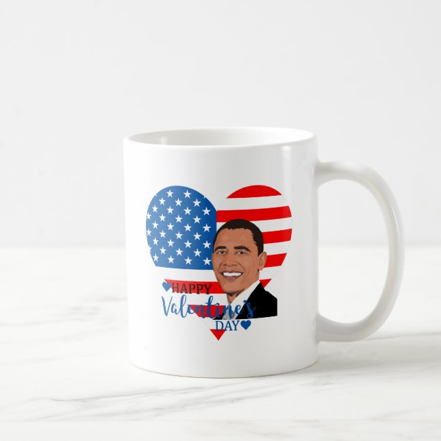 Taza De Café barack obama valentine (Derecha)