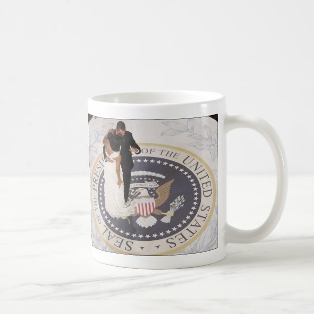 Taza De Café Barack y Michelle Obama (Derecha)