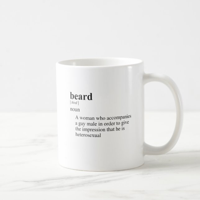 TAZA DE CAFÉ BARBA (Derecha)