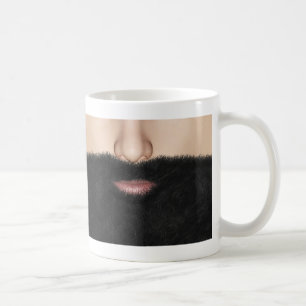 Taza De Café Barba Boca y Nariz