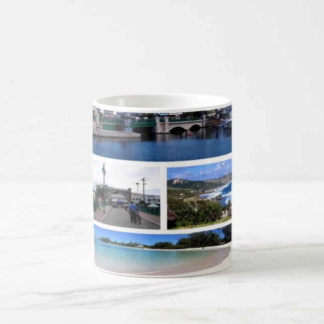 Taza De Café Barbados - Mosaico - (Centro)
