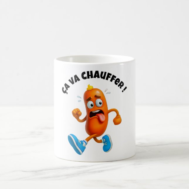 Taza De Café Barbecue avec saucisse : Ça va chauffer !  (Centro)