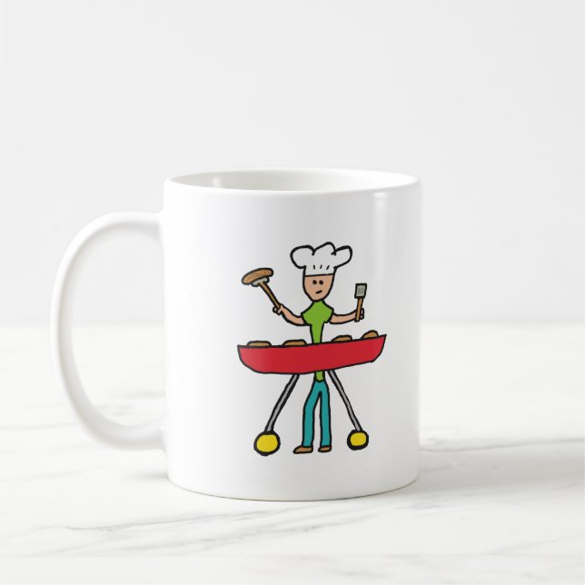 Taza De Café Barbecue Grillmaster BQ (Izquierda)