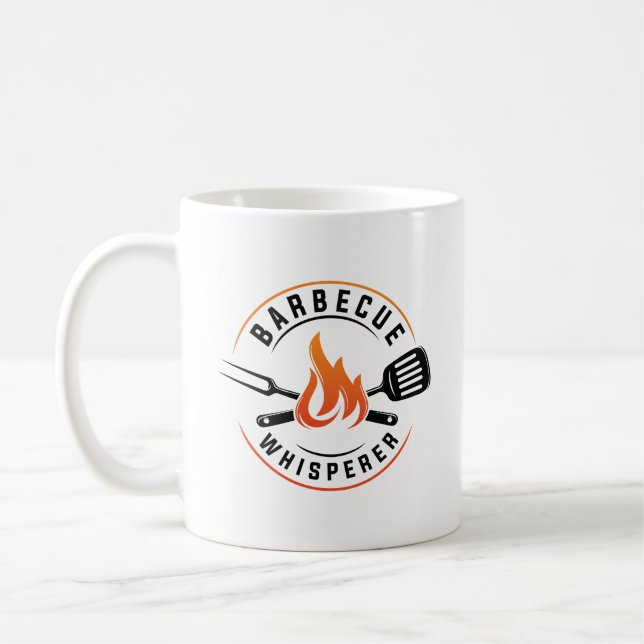 Taza De Café Barbecue Whisperer (Izquierda)