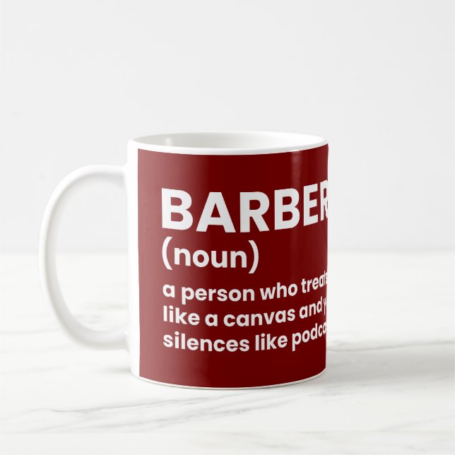 Taza De Café Barber Definition Mug (Izquierda)