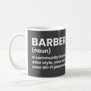 Taza De Café Barber Humor Definition Mug