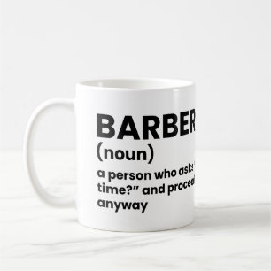 Taza De Café Barber Job Definition Mug