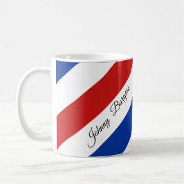 Taza De Café Barber Shop Pole Hairdresser Moderno