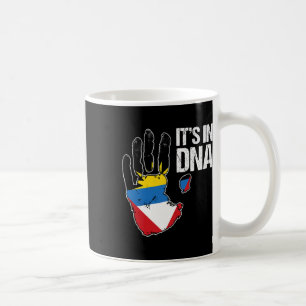 Taza De Café Barbuda Antigua está en mi ADN Barbudan Antiguan F
