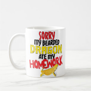 Taza de café barbuda divertida del dueño de Pogo