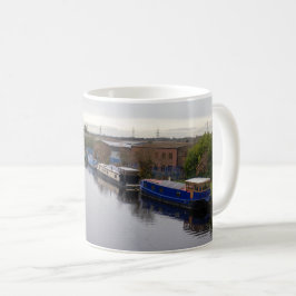 Taza De Café Barcazas en el canal de Knottingley y Goole