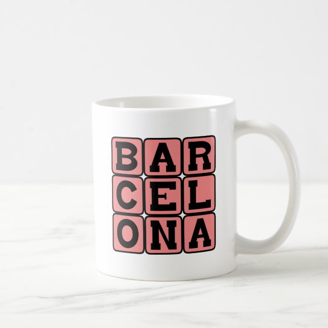 Taza De Café Barcelona, Ciudad en España (Derecha)