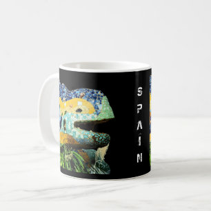 Taza De Café Barcelona, Gaudi - lagarto, España
