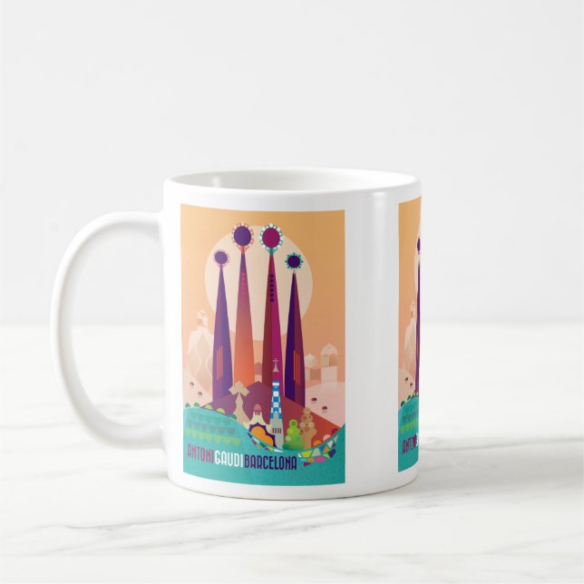 Taza De Café Barcelona Mug (Izquierda)