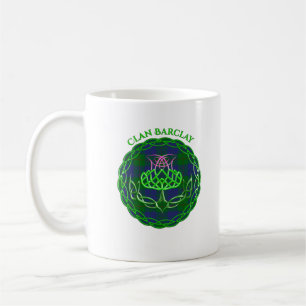 Taza De Café Barclay Scottish Tartan Celtic Thistle