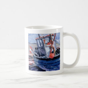 Taza De Café Barco con la boya roja