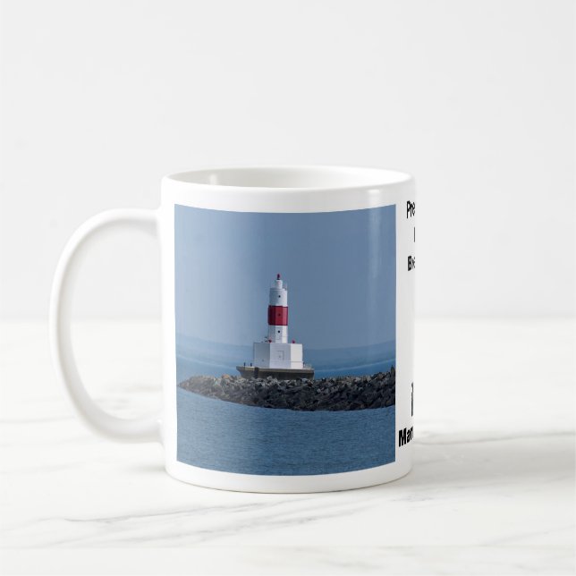Taza De Café Barco de aguas residuales del puerto de Isla Presq (Izquierda)