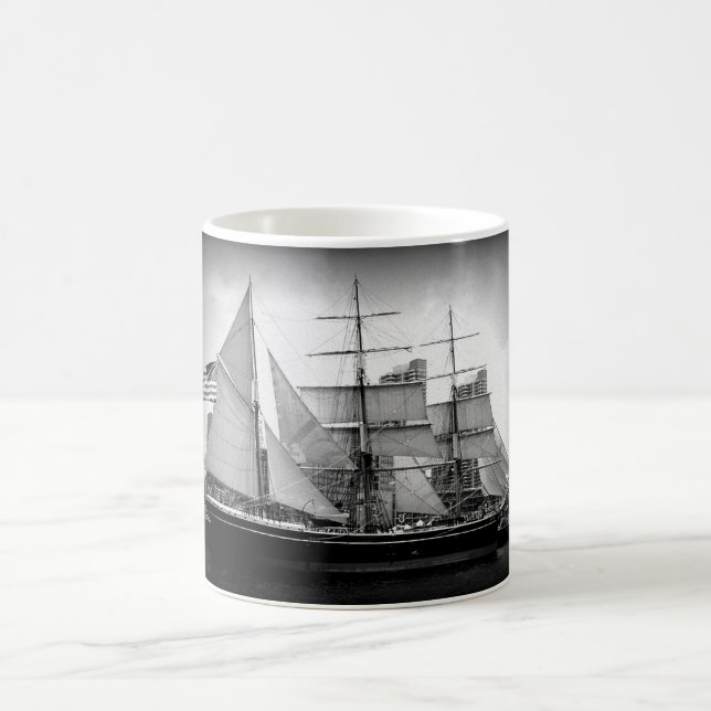 Taza De Café Barco de altura vintage (Centro)