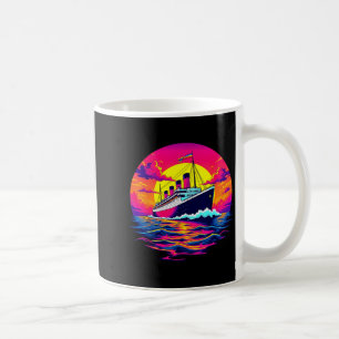 Taza De Café Barco de carga vintage Titanic barco de viaje tasa