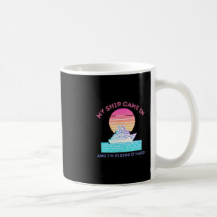 Taza De Café Barco de crucero divertido vacaciones viaje fiesta