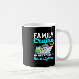 Taza De Café Barco de Crucero Familiar 2025 Creando Recuerdos P