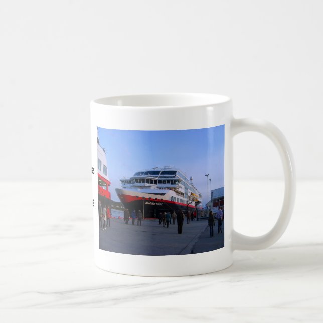 Taza De Café Barco de cruceros noruego (Derecha)