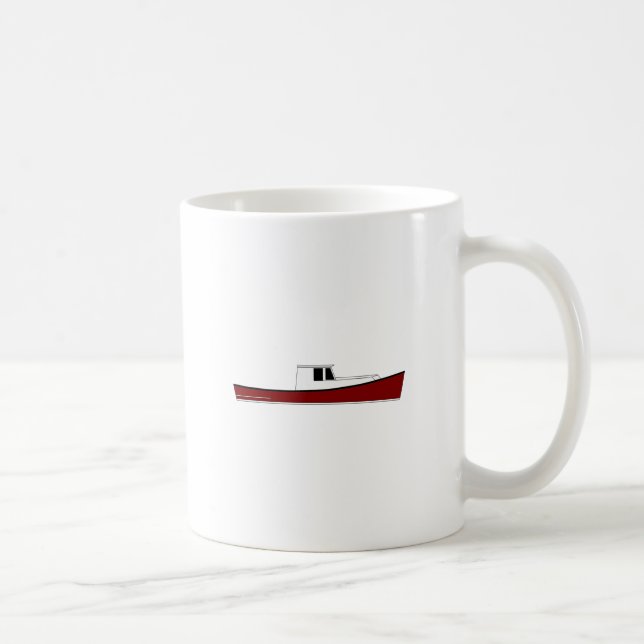 Taza De Café Barco de la langosta de Maine (Derecha)