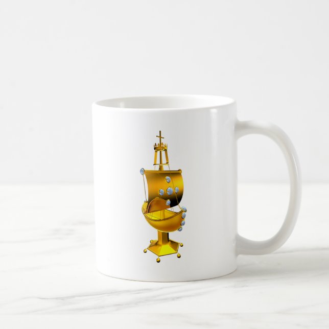 Taza De Café barco de oro (Derecha)