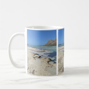 Taza De Café Barco de playa del Mediterráneo